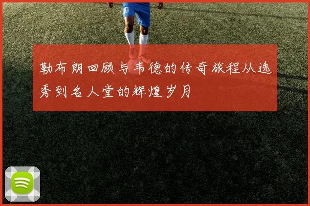 勒布朗回顾与韦德的传奇旅程从选秀到名人堂的辉煌岁月